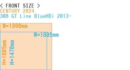 #CENTURY 2024 + 308 GT Line BlueHDi 2013-
